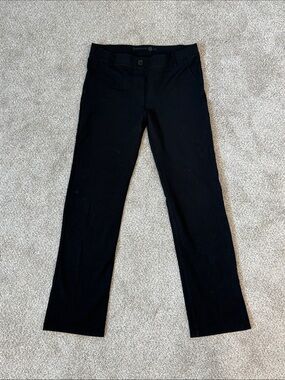 Betabrand Black Straight-Leg Pants Size M/L